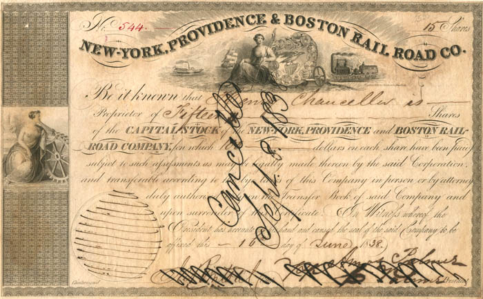 New-York, Providence and Boston Railroad Co.